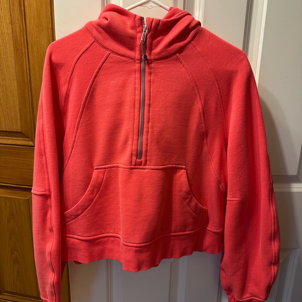 Lululemon half zip scuba hoodie-EUC